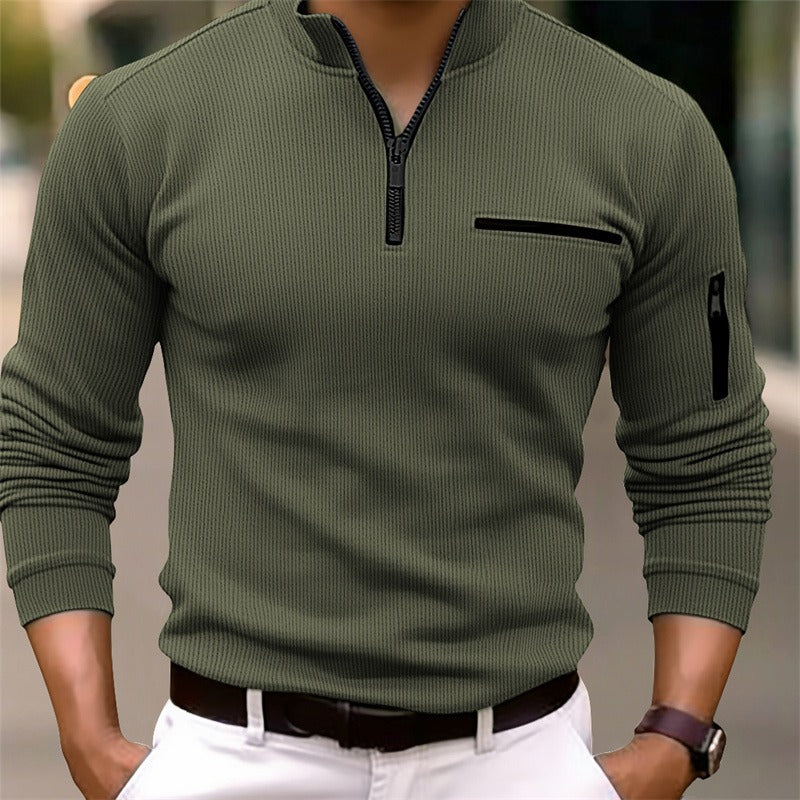 Gerrit | Long-Sleeve Zip Shirt